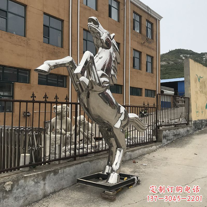 温州不锈钢马雕塑精美绝伦