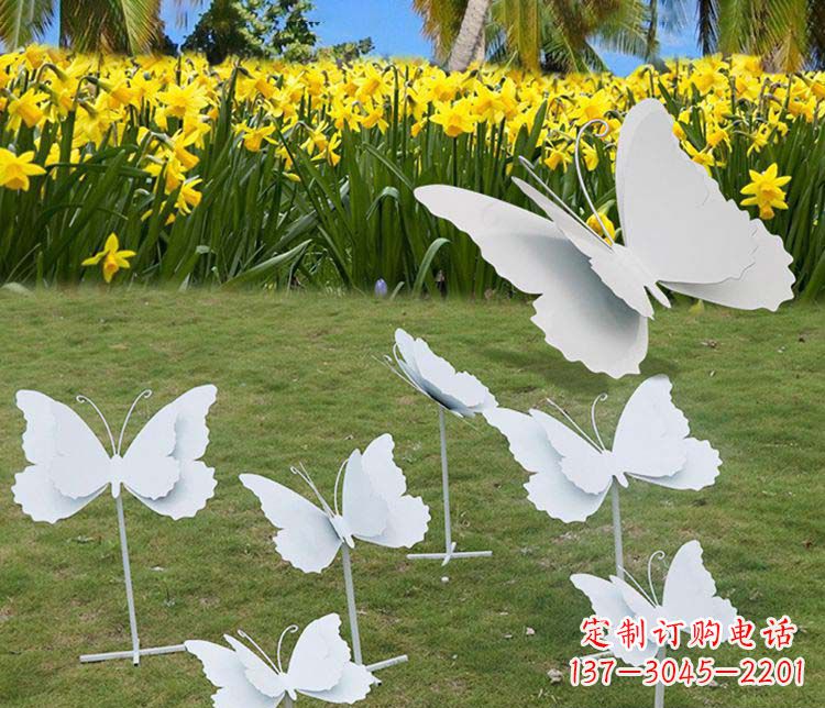 温州不锈钢镜面蝴蝶雕塑