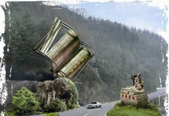 温州神农本草经竹简雕塑——传承中华文化精髓
