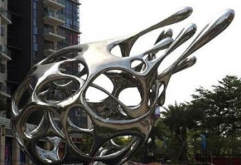 温州不锈钢镜面火龙果雕塑精致的艺术瑰宝