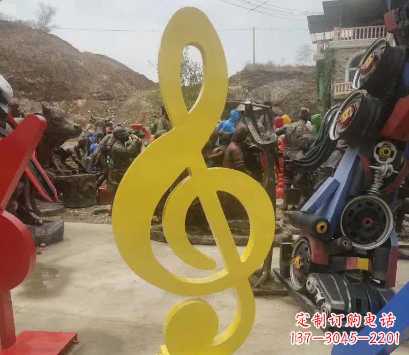 温州不锈钢音符雕塑美丽而持久的艺术