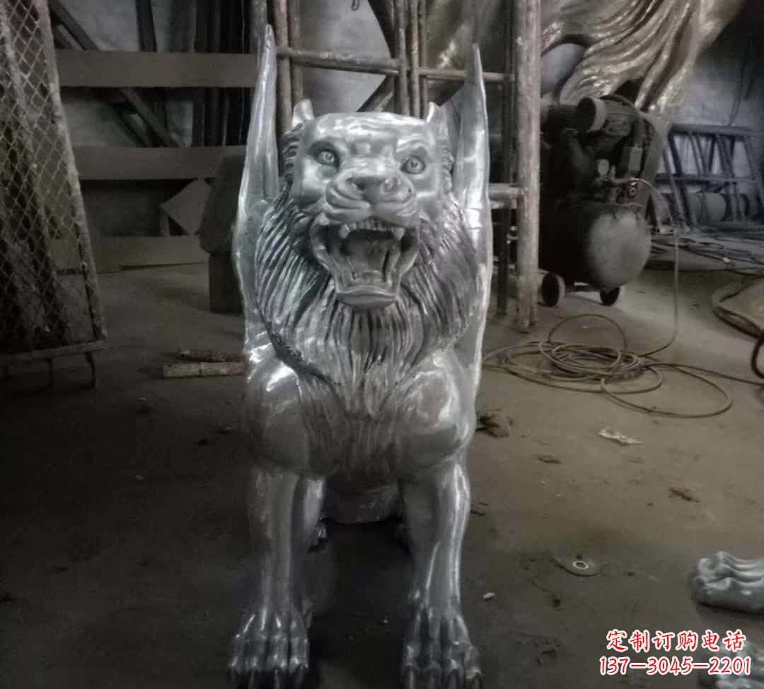 温州不锈钢老虎雕塑