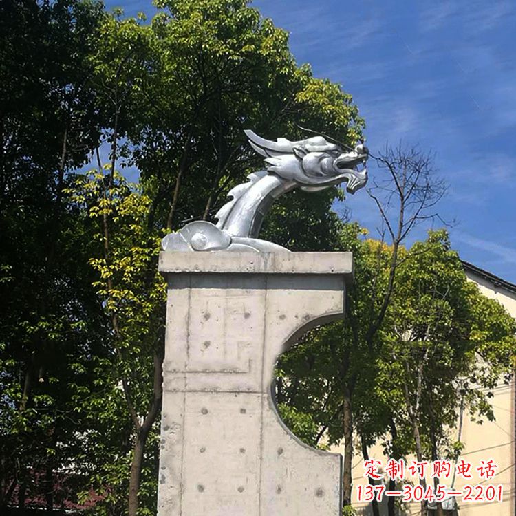 温州不锈钢龙雕塑——传承中华文化精髓