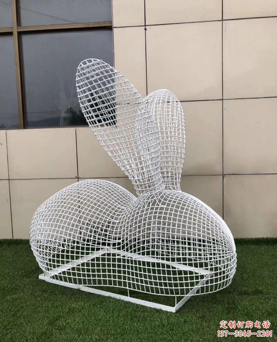 温州不锈钢镂空动物雕塑精致美观的艺术品