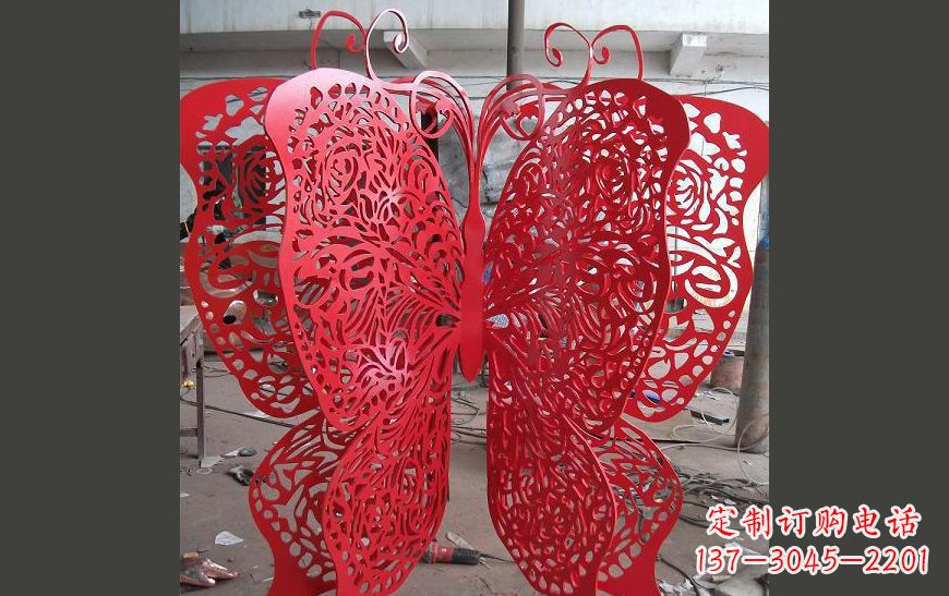 温州不锈钢蝴蝶公园景观雕塑