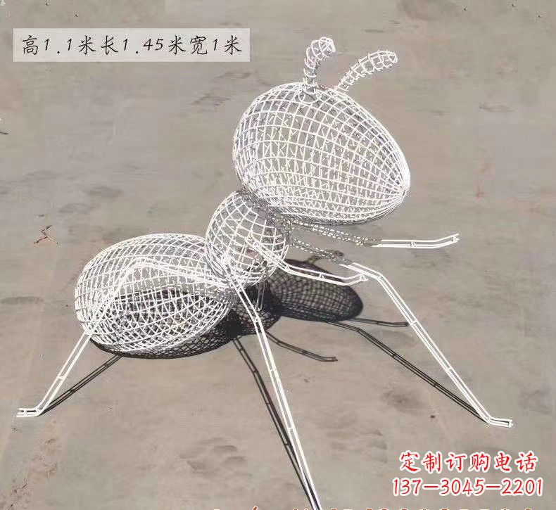 温州不锈钢镂空蚂蚁雕塑