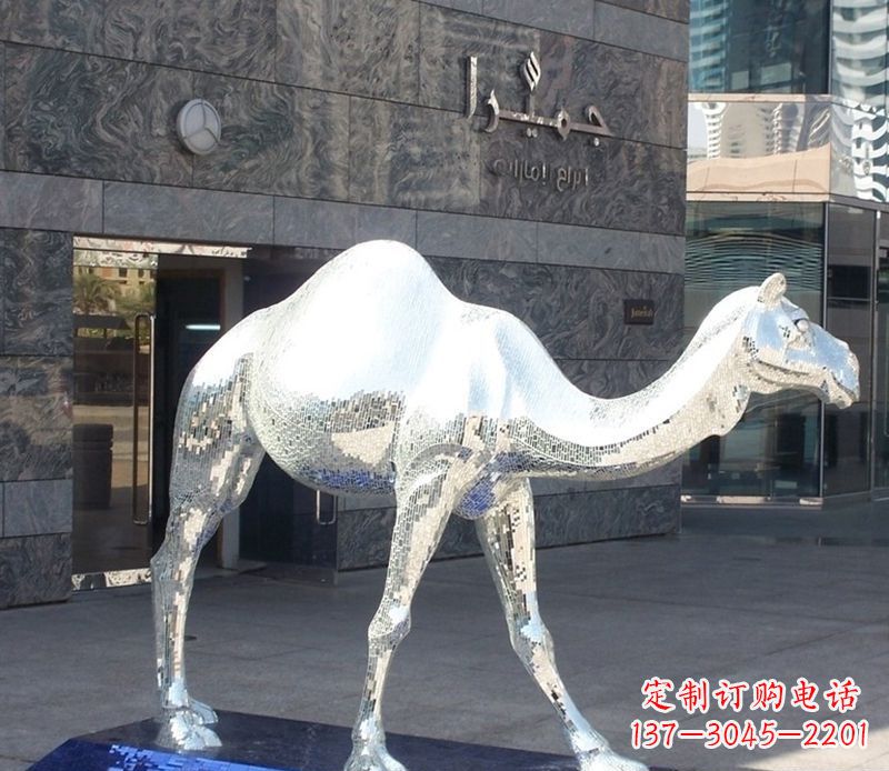 温州不锈钢骆驼雕塑