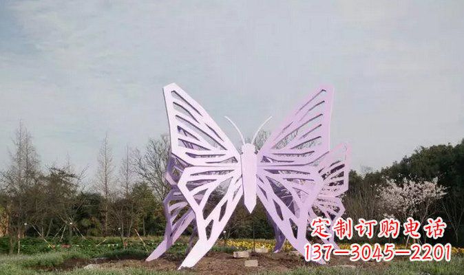 温州不锈钢旅游区蝴蝶雕塑