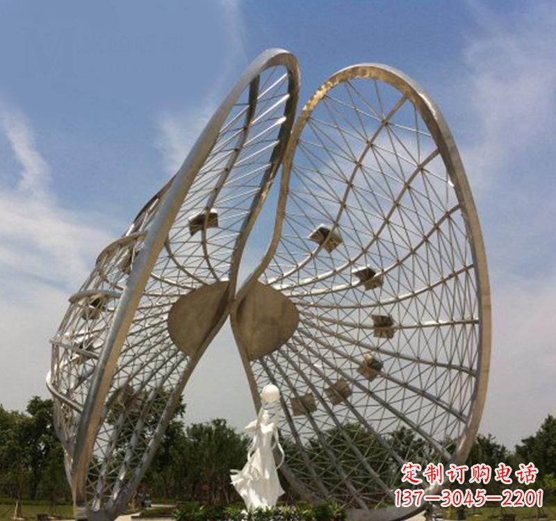 温州不锈钢美陈贝壳雕塑