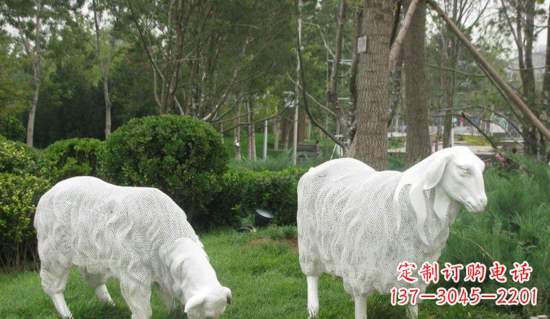 温州不锈钢绵羊雕塑——精致美观的艺术品