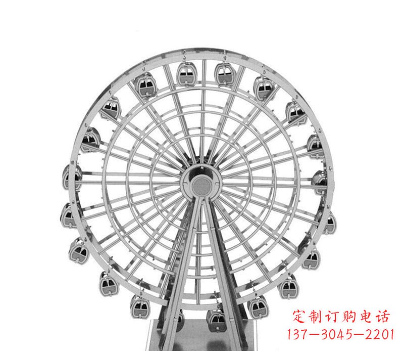 温州不锈钢摩天轮雕塑引领城市风采