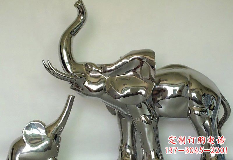 温州不锈钢大象雕塑