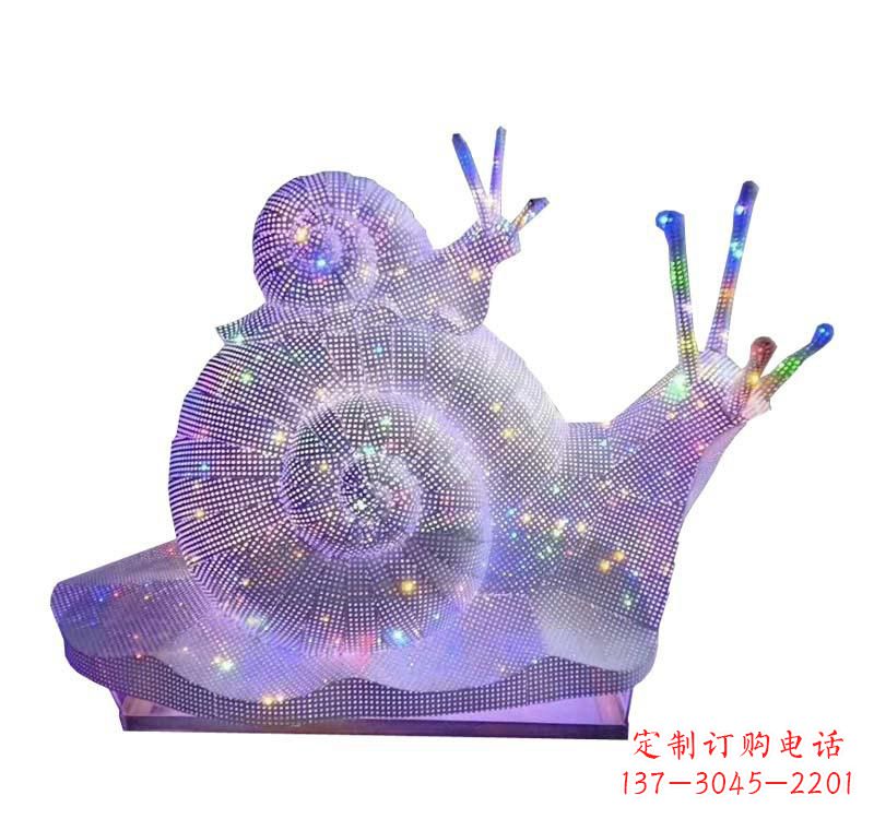 温州不锈钢蜗牛雕塑一件精美的艺术品