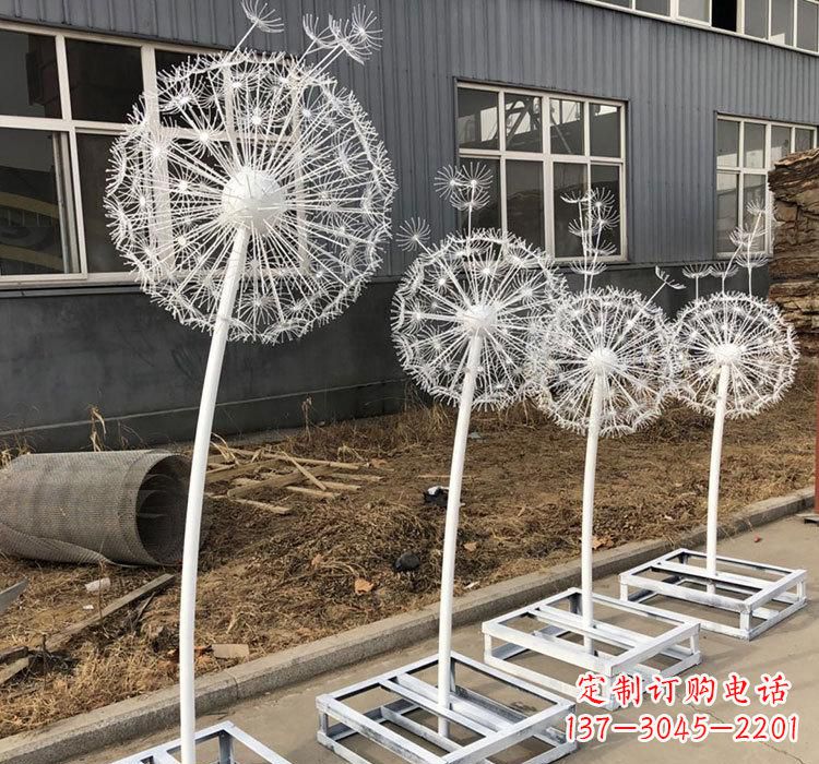 温州不锈钢蒲公英城市雕塑
