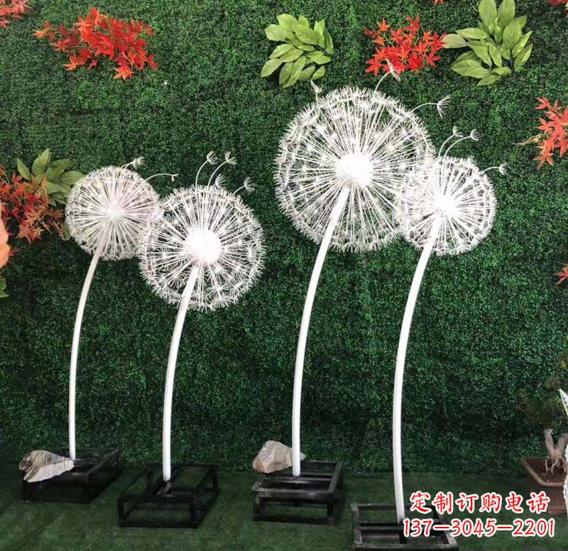 温州不锈钢蒲公英雕塑1