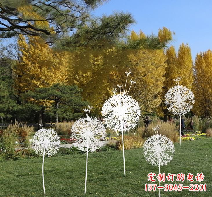 温州不锈钢蒲公英景观雕塑