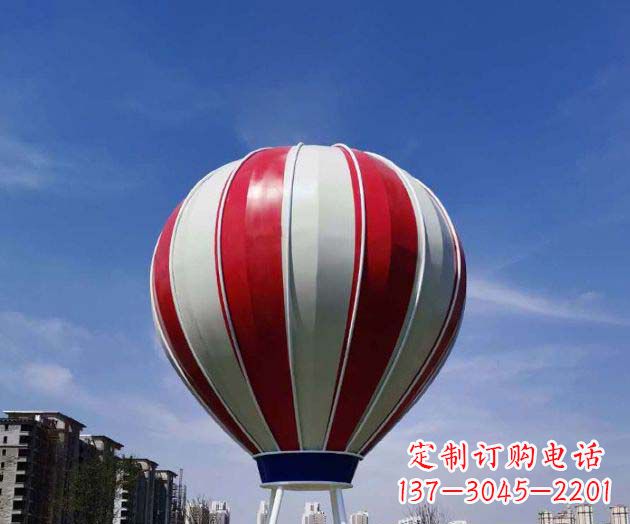 温州不锈钢热气球景观雕塑