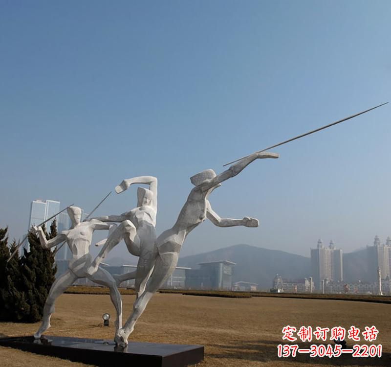 温州不锈钢标枪雕塑