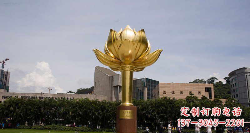 温州不锈钢盛世莲花广场雕塑