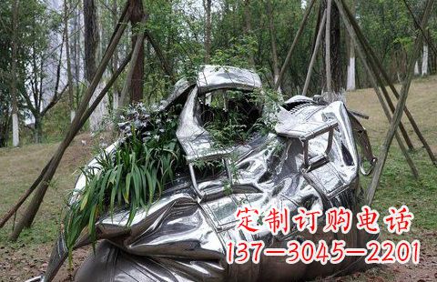 温州不锈钢手提包雕塑2
