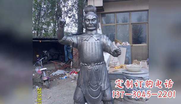 温州不锈钢四大天王雕塑神圣守护者