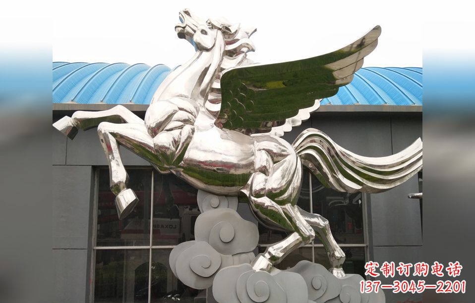 温州不锈钢飞马雕塑艺术的精髓
