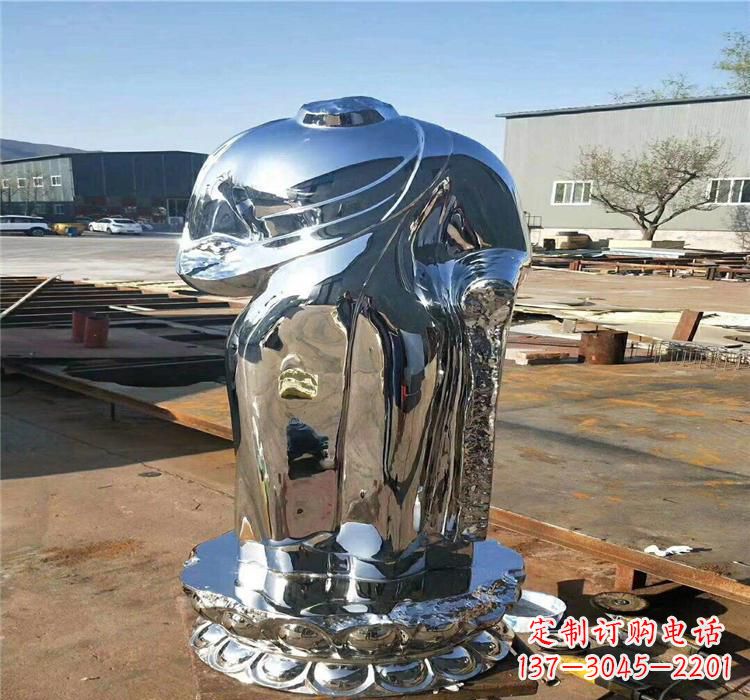 温州不锈钢太湖石雕塑