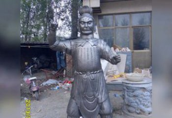 温州不锈钢四大天王雕塑神圣守护者