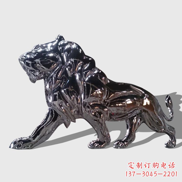 温州不锈钢西洋狮子雕塑
