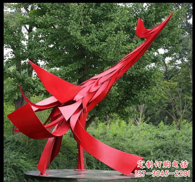 温州不锈钢凤凰雕塑——美丽而神秘的象征