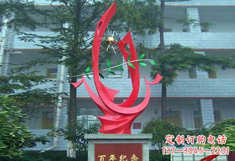 温州精美不锈钢凤凰雕塑
