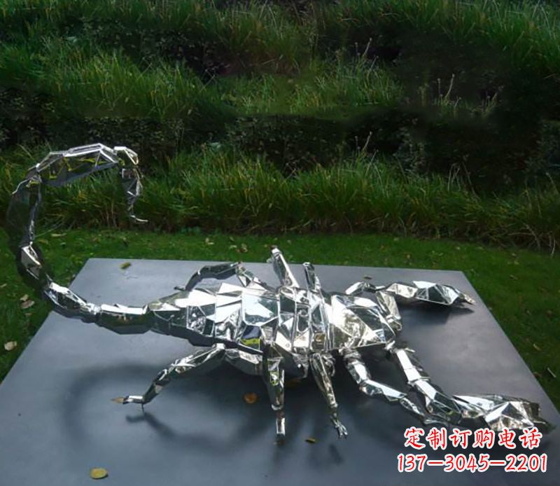 温州不锈钢蝎子雕塑