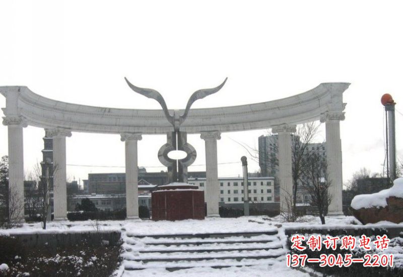 温州不锈钢雄鹰展翅雕塑
