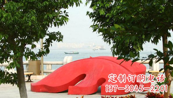 温州不锈钢一片树叶雕塑