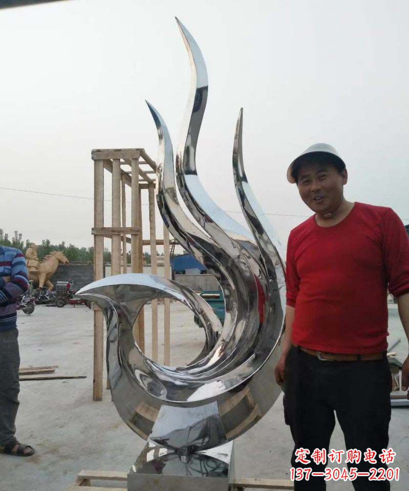 温州不锈钢艺术之美——凤凰雕塑