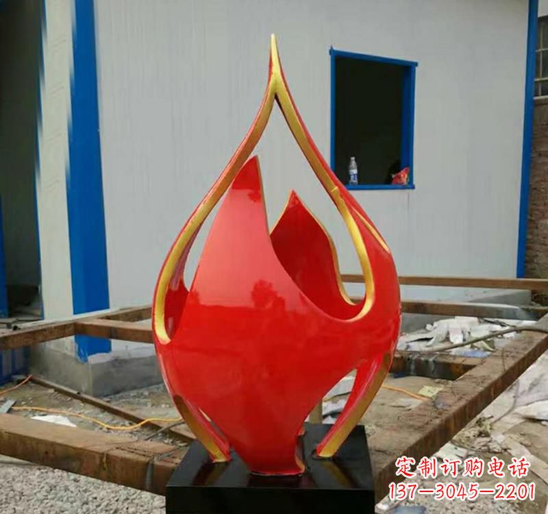温州不锈钢艺术景观火龙果雕塑