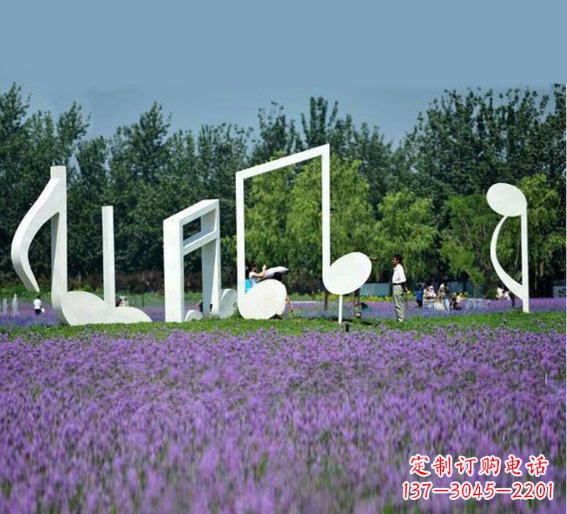 温州不锈钢音符雕塑音乐与艺术的完美结合