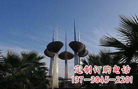 温州不锈钢避雷针雕塑精致静谧的安全保护