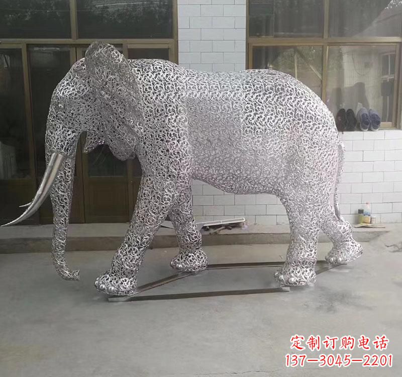 温州不锈钢大象雕塑它的魅力无限