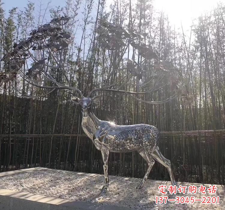 温州不锈钢园林动物雕塑