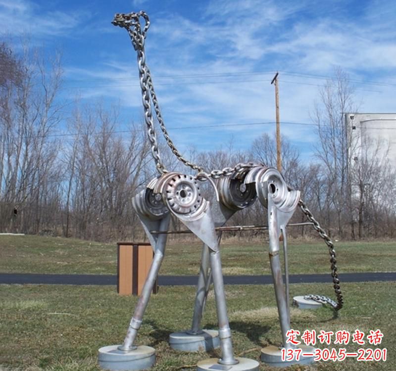 温州不锈钢园林恐龙雕塑