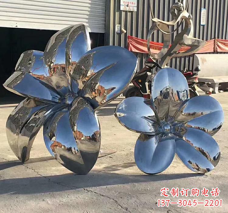 温州不锈钢荷花雕塑美丽又耐用