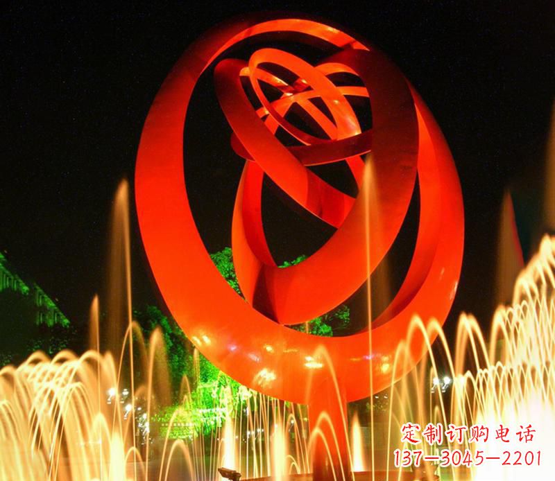 温州圆环雕塑抽象的艺术之美