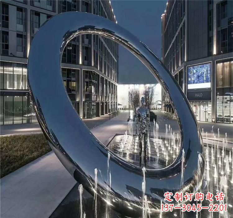 温州圆环景观雕塑令人惊叹的视觉奇观