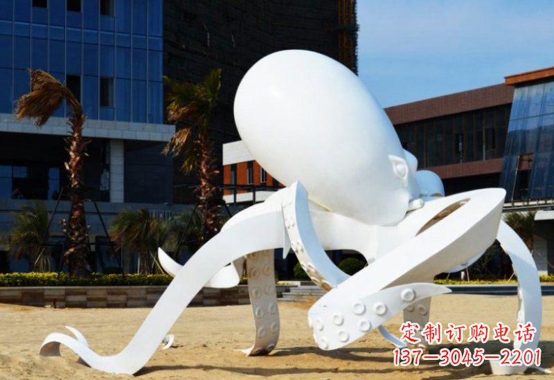 温州精美的不锈钢章鱼雕塑