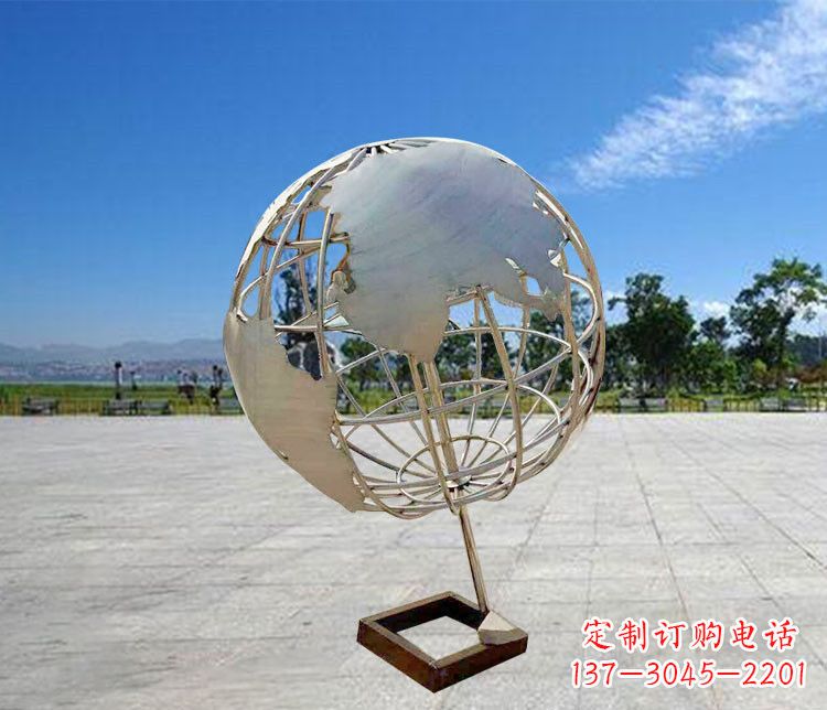 温州神奇的不锈钢地球仪雕塑