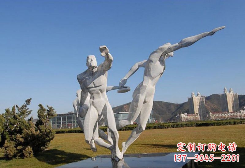 温州不锈钢掷铁饼运动员雕塑