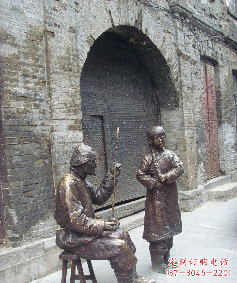 温州二胡铜雕艺术形式的精髓