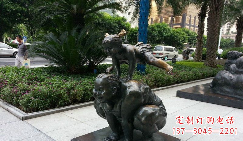 温州精美山羊雕塑,点缀步行街