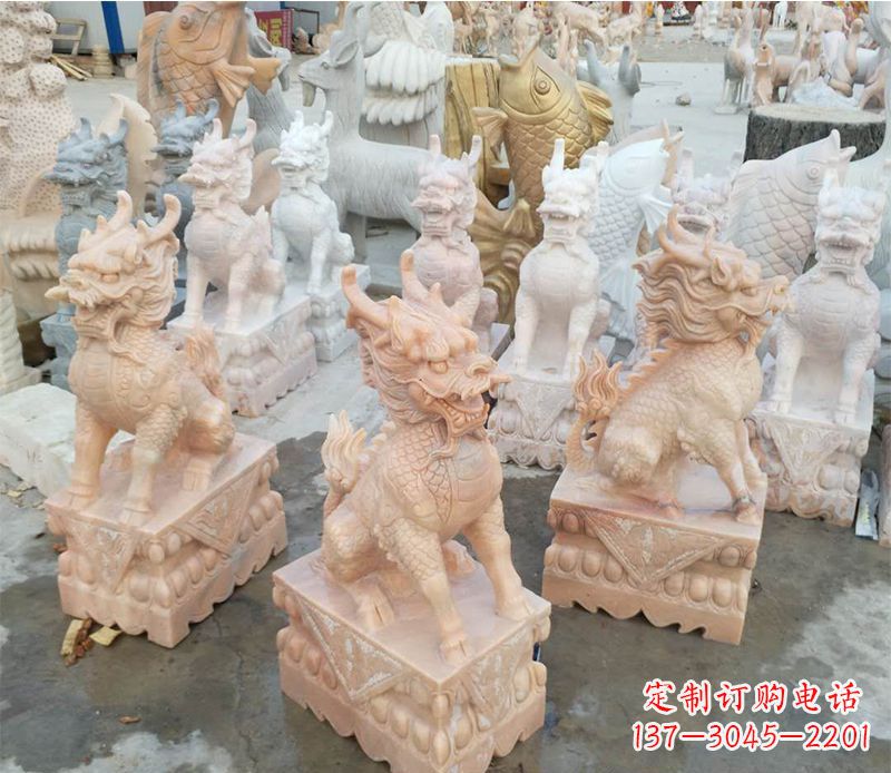 温州麒麟雕塑传承文化之美